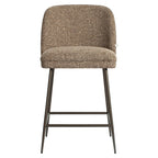 Tabouret de comptoir Pullitzer brown tweed