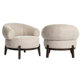 Fauteuil lounge Montana natural chunky fire retardant