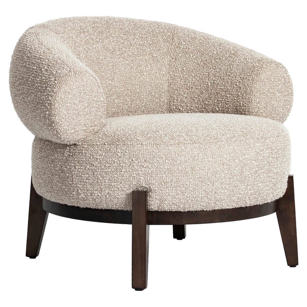 Fauteuil lounge Montana natural chunky fire retardant