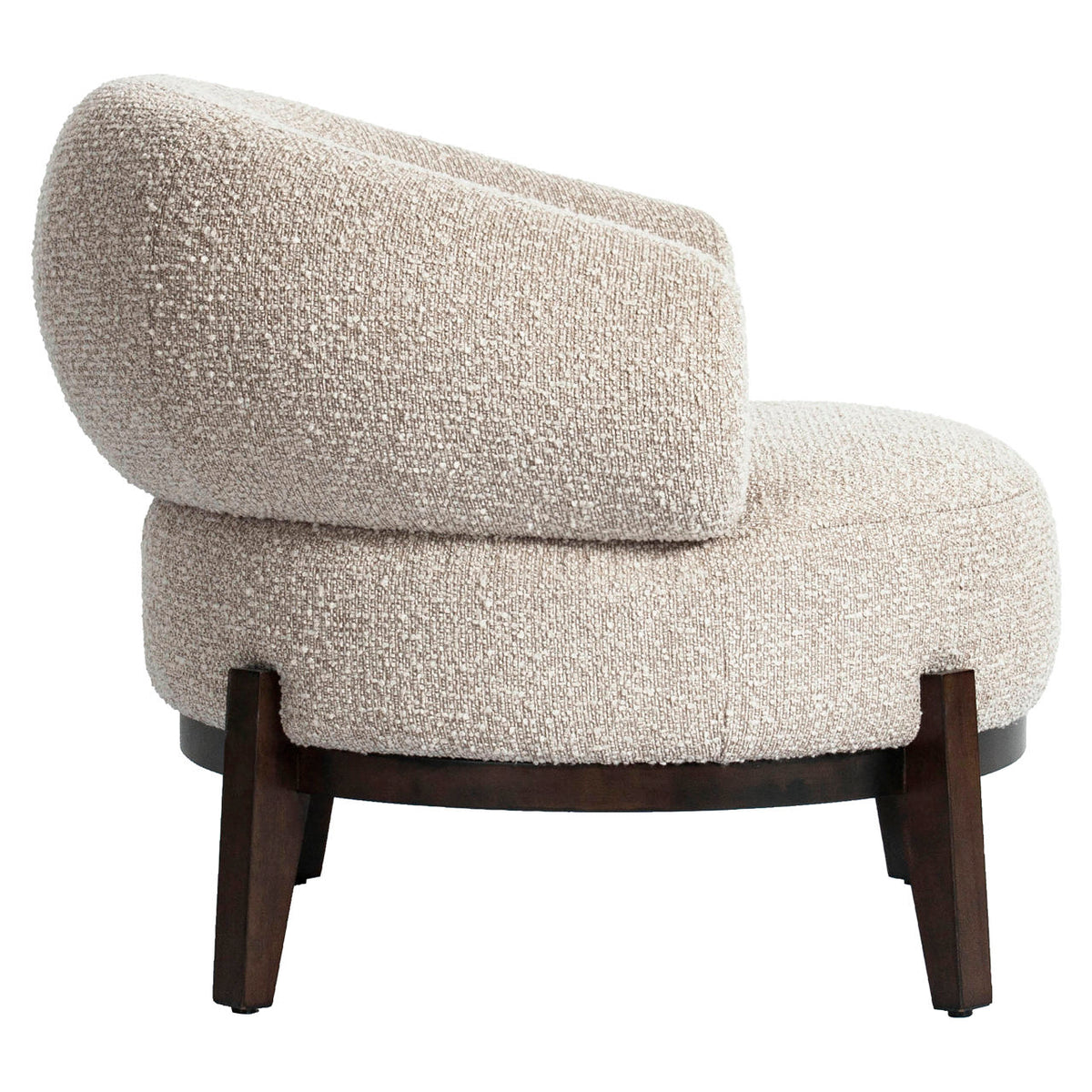 Fauteuil lounge Montana natural chunky fire retardant