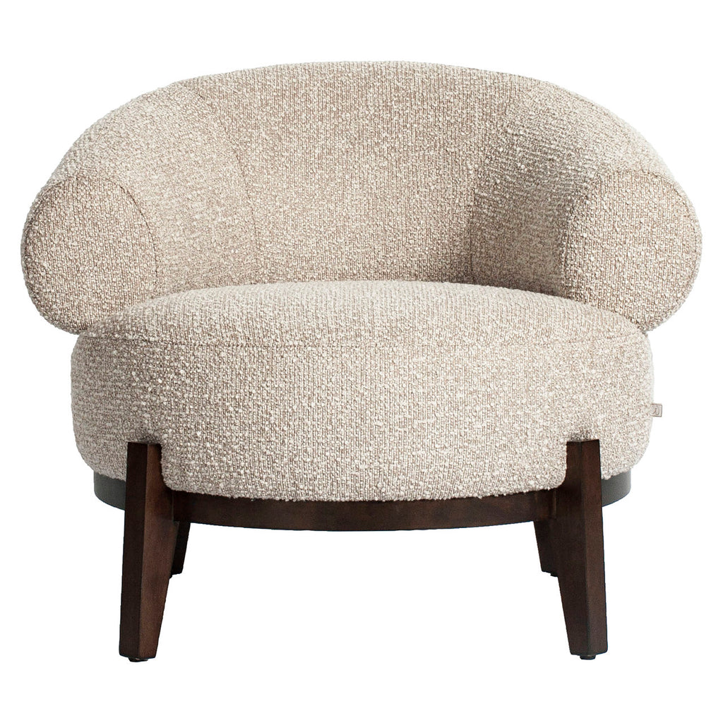 Fauteuil lounge Montana natural chunky fire retardant