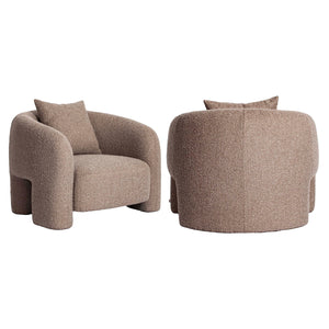 Fauteuil lounge Tuscany mocca chunky