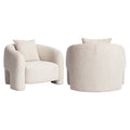 Fauteuil lounge Tuscany beige blockweave