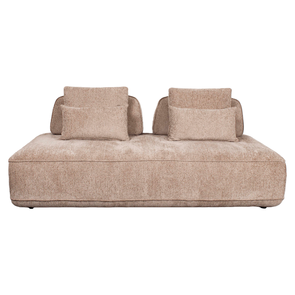 Canapé Tudor mocca boldweave 2,5-seater movable backrest