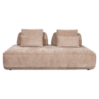Canapé Tudor mocca boldweave 2,5-seater movable backrest
