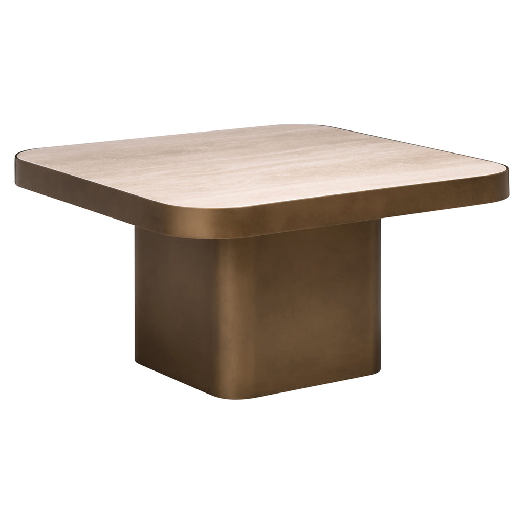 Table basse Claridge beige 70x70 (cumulus)
