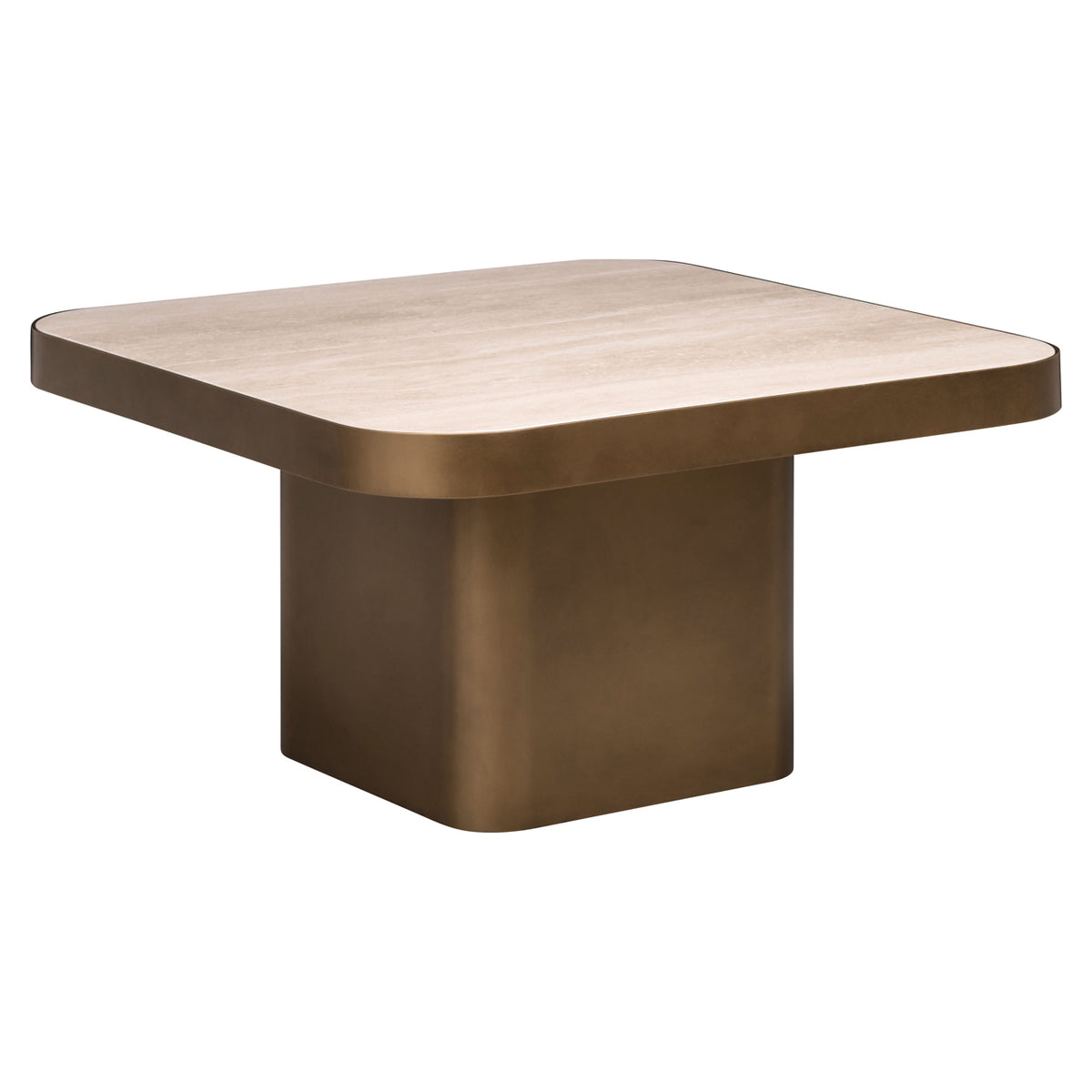 Table basse Claridge beige 70x70 (cumulus)