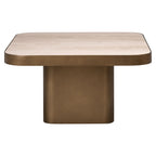 Table basse Claridge beige 70x70 (cumulus)
