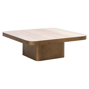 Table basse Claridge beige 90x90 (cumulus)