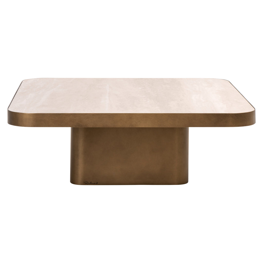 Table basse Claridge beige 90x90 (cumulus)
