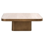 Table basse Claridge beige 90x90 (cumulus)