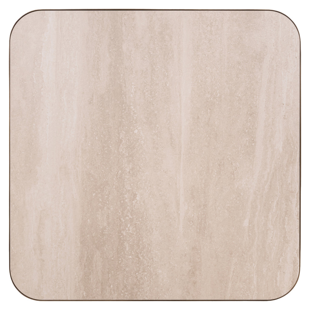 Table basse Claridge beige 90x90 (cumulus)