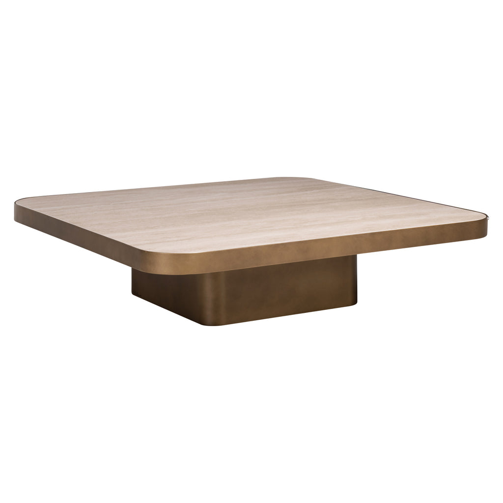 Table basse Claridge beige 100x100 (cumulus)