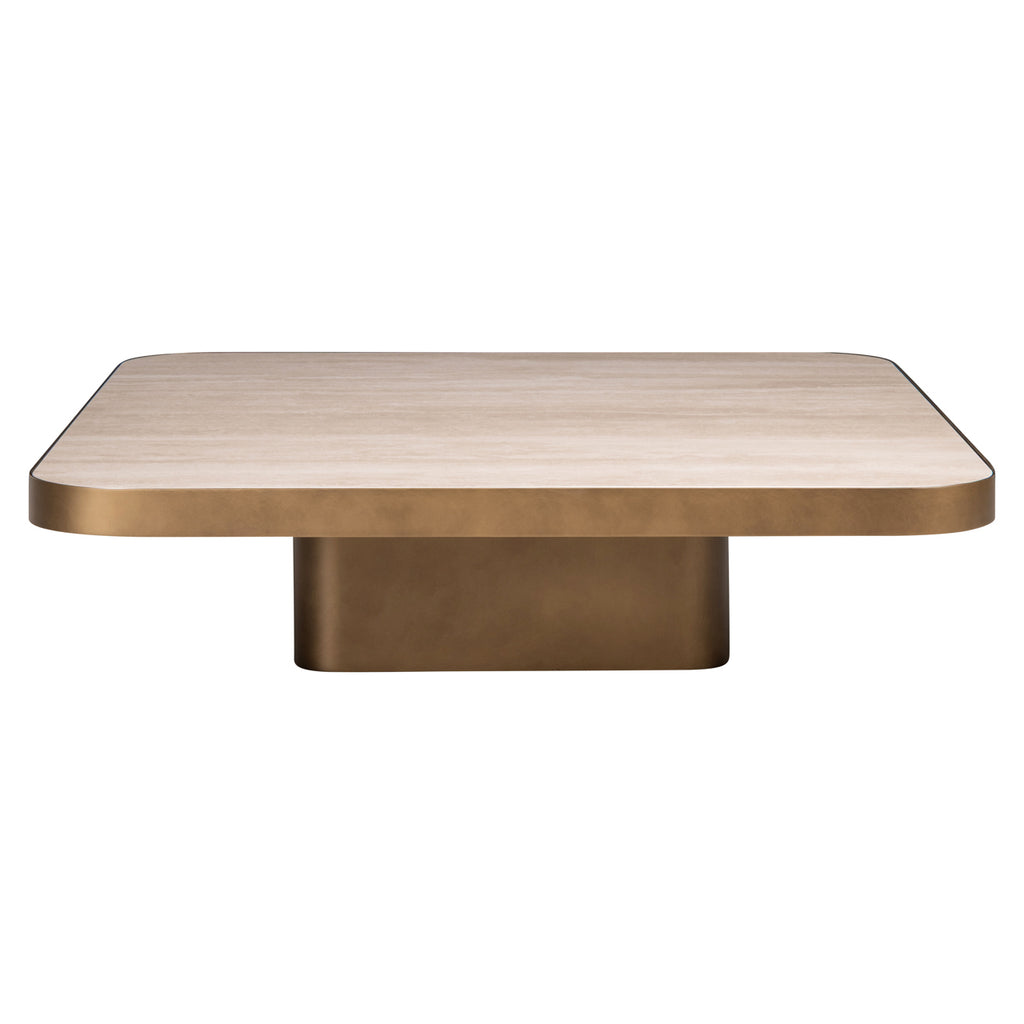 Table basse Claridge beige 100x100 (cumulus)