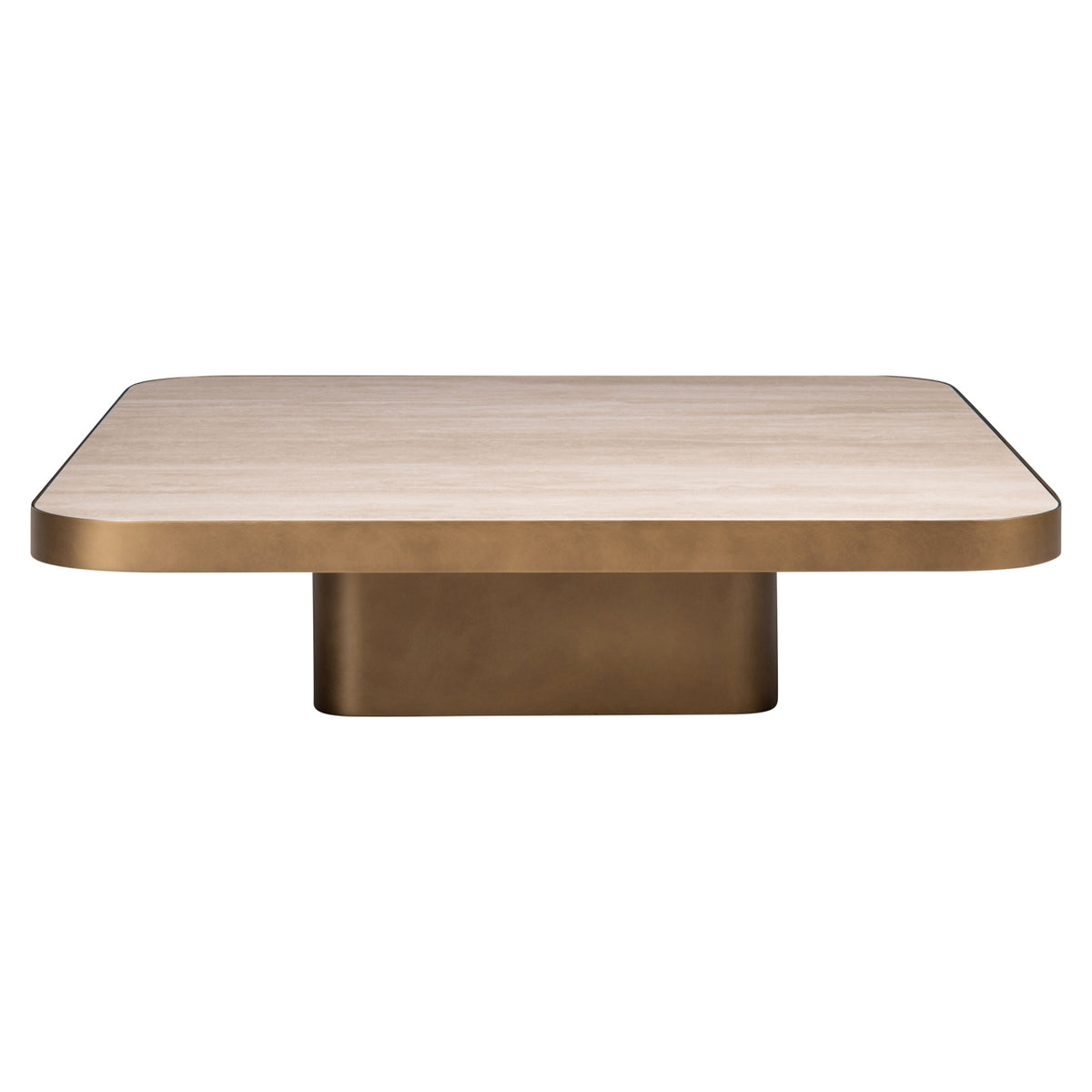 Table basse Claridge beige 100x100 (cumulus)