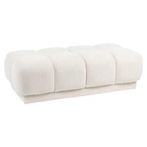 Pouf & repose-pieds Noah beige blockweave