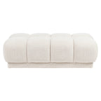 Pouf & repose-pieds Noah beige blockweave