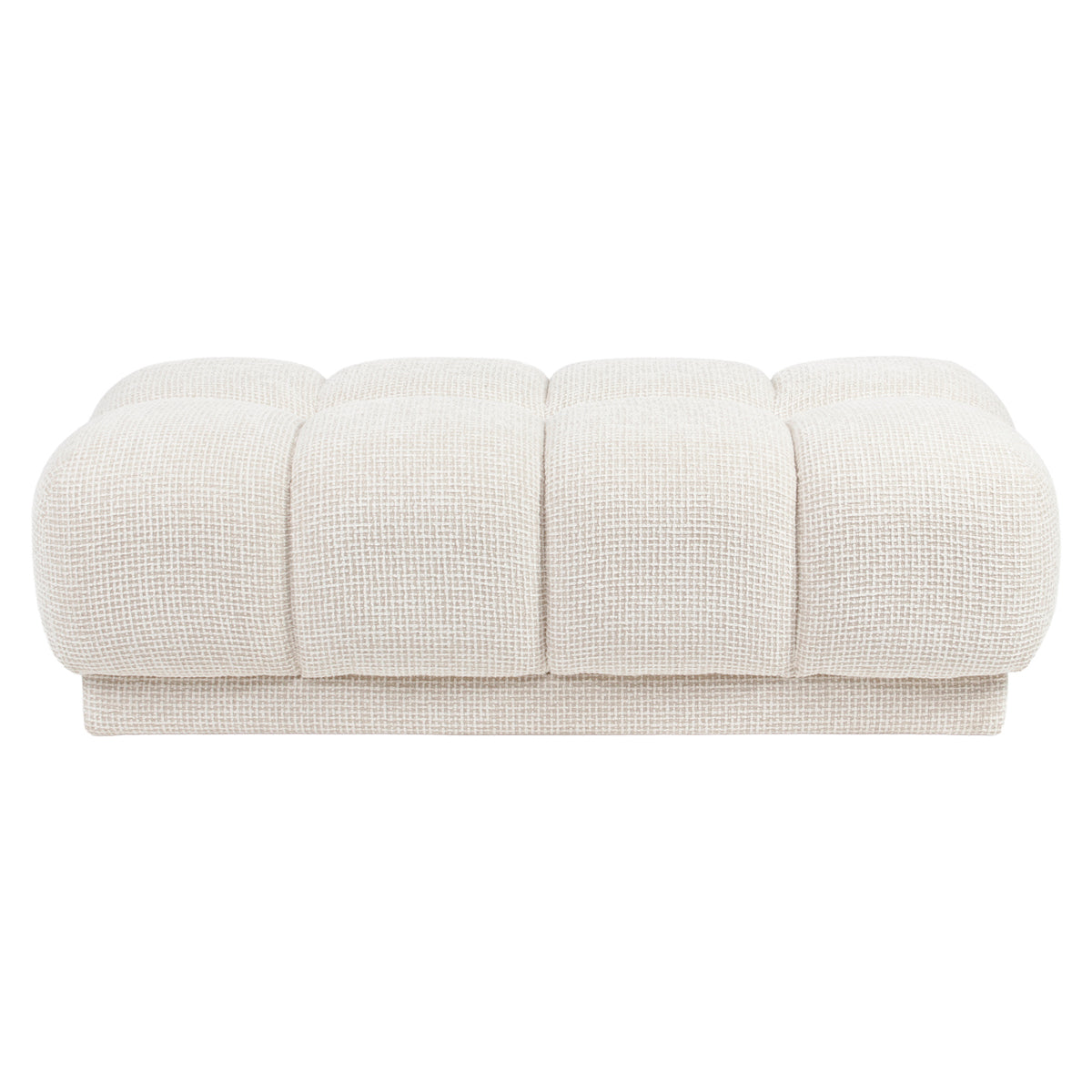 Pouf & repose-pieds Noah beige blockweave
