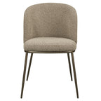 Chaise de salle à manger Elvi mocca chunky fire retardant (Set of 2)