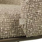 Chaise de salle à manger Elvi mocca chunky fire retardant (Set of 2)