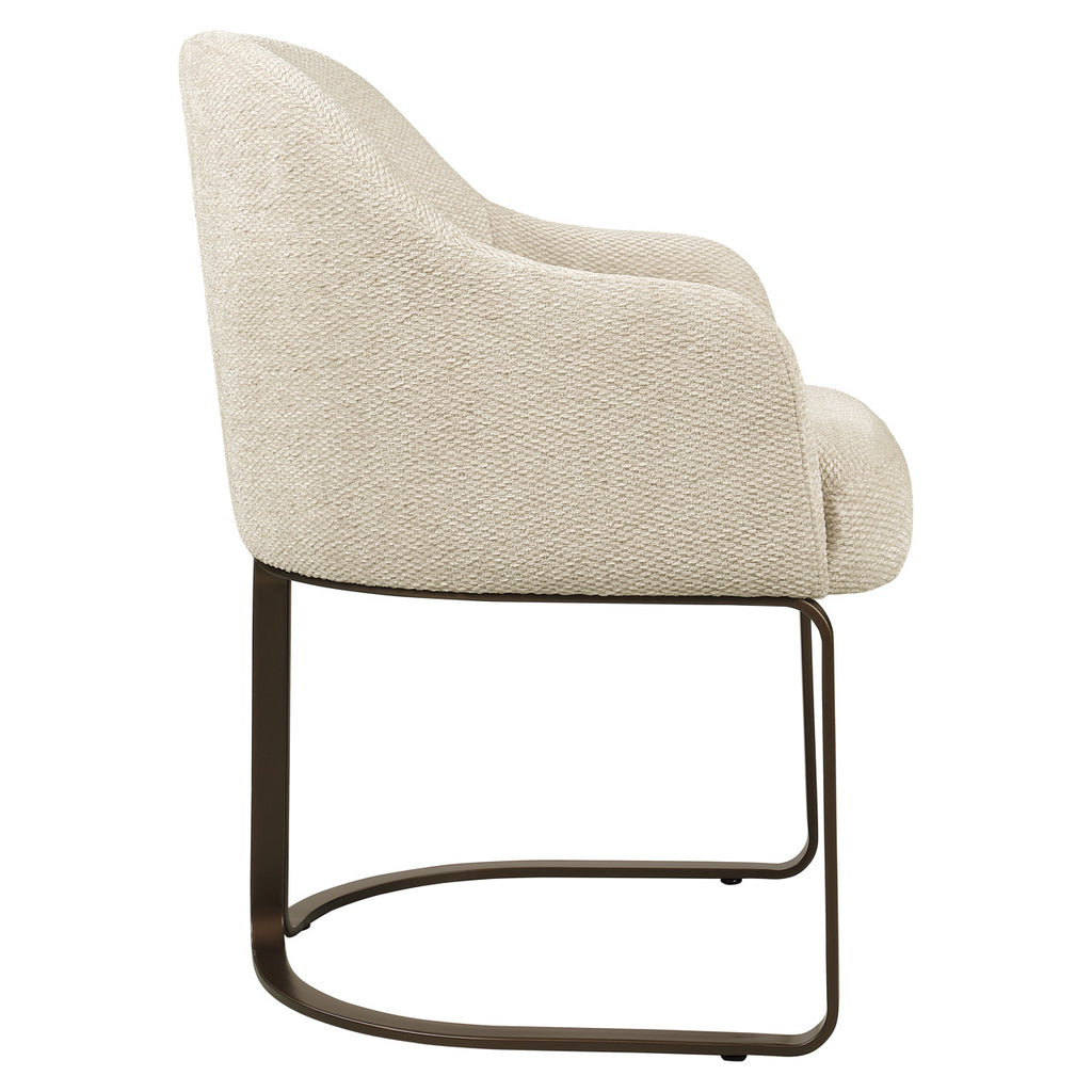 Chaise de salle à manger Hadley natural boldweave fire retardant