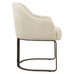 Chaise de salle à manger Hadley natural boldweave fire retardant
