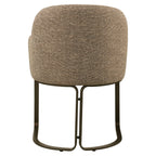 Chaise de salle à manger Hadley brown tweed fire retardant