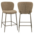 Tabouret de comptoir Odarby brown tweed fire retardant