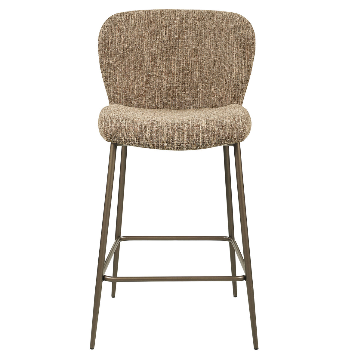 Tabouret de comptoir Odarby brown tweed fire retardant