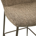 Tabouret de comptoir Odarby brown tweed fire retardant