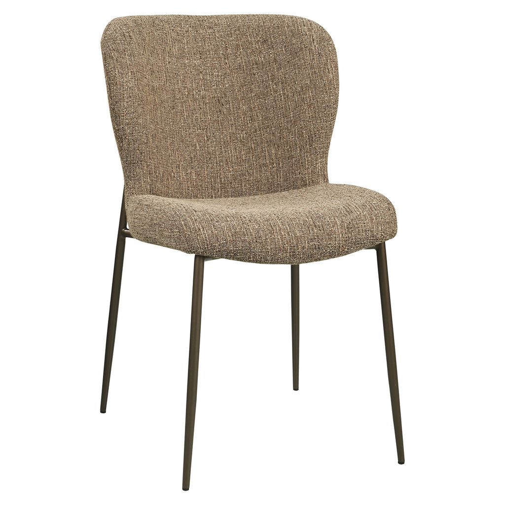 Chaise de salle à manger Odarby brown tweed fire retardant (Set of 2)
