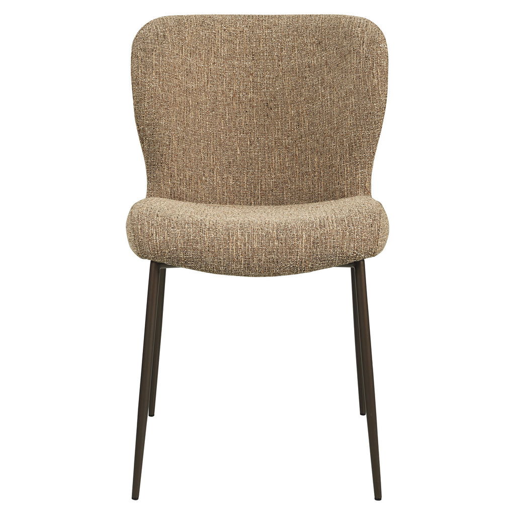 Chaise de salle à manger Odarby brown tweed fire retardant (Set of 2)