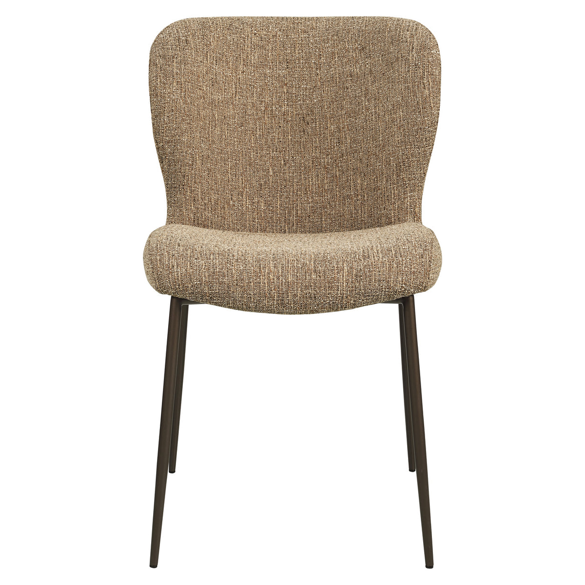 Chaise de salle à manger Odarby brown tweed fire retardant (Set of 2)