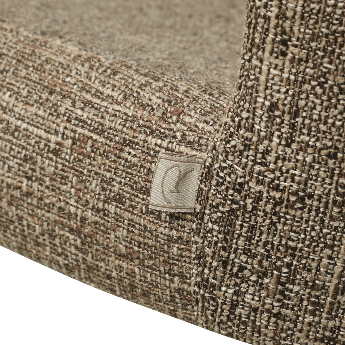 Chaise de salle à manger Odarby brown tweed fire retardant (Set of 2)