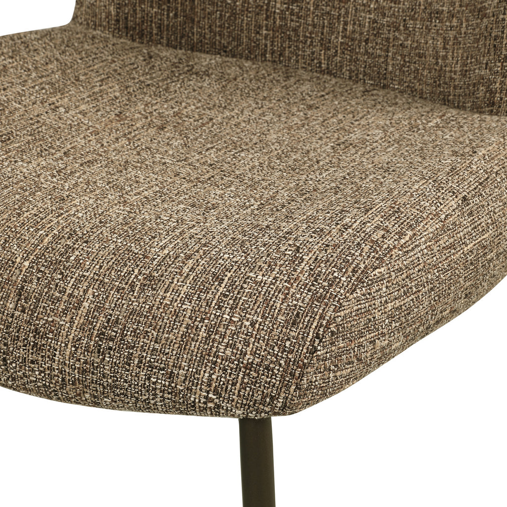 Chaise de salle à manger Odarby brown tweed fire retardant (Set of 2)