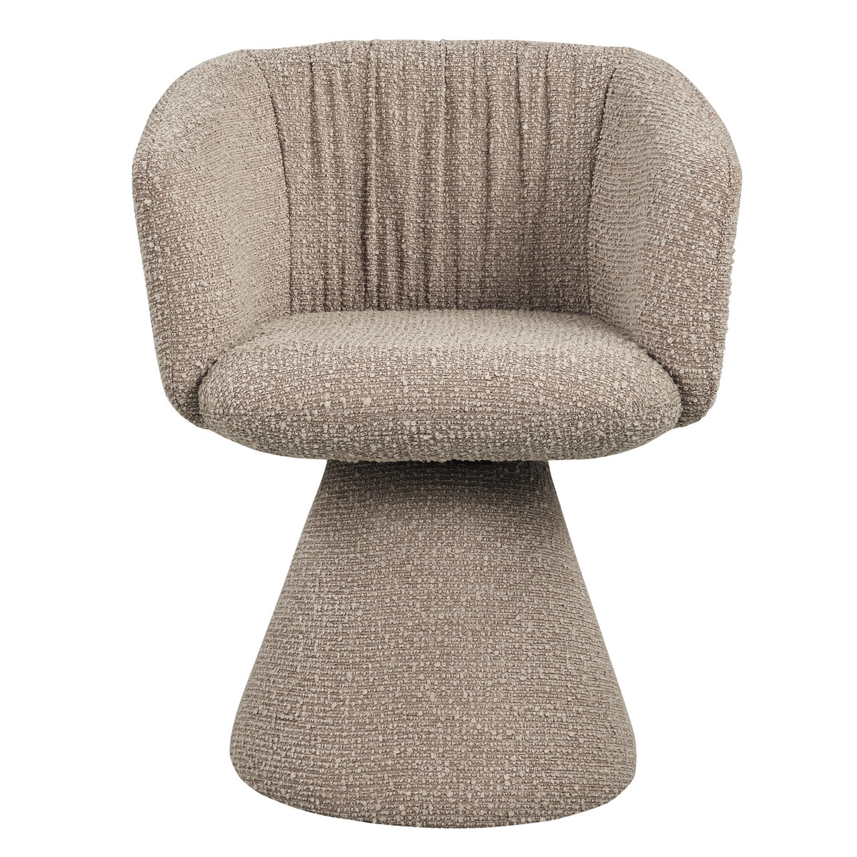 Chaise de salle à manger Madeline mocca chunky swivel
