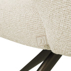 Chaise de salle à manger Milly biscotti swivel