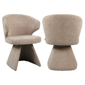 Chaise de salle à manger Zenith mocca boldweave