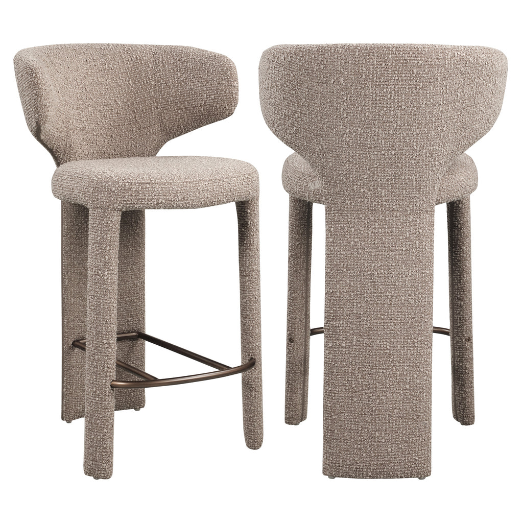 Tabouret de comptoir Viola mocca chunky