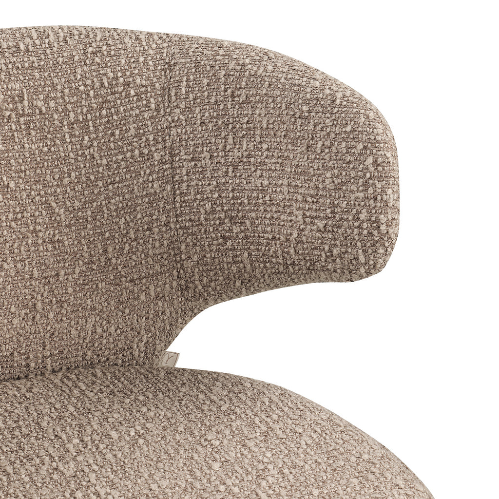 Tabouret de comptoir Viola mocca chunky