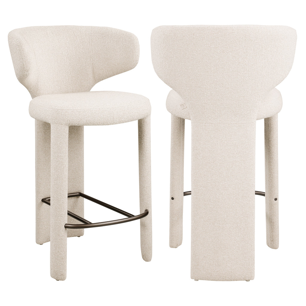 Tabouret de comptoir Viola biscotti
