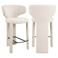 Tabouret de comptoir Viola biscotti