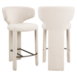 Tabouret de comptoir Viola biscotti