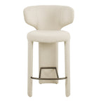 Tabouret de comptoir Viola biscotti