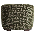 Fauteuil lounge Hannah moss labyrinth fire retardant