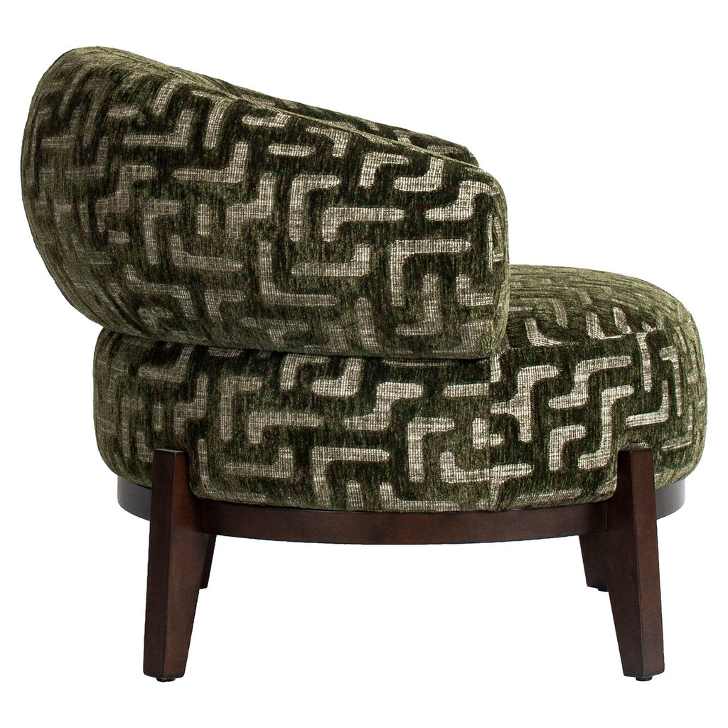 Fauteuil lounge Montana moss labyrinth