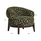 Fauteuil lounge Montana moss labyrinth