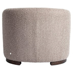 Fauteuil lounge Hannah mocca chunky fire retardant