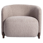 Fauteuil lounge Hannah mocca chunky fire retardant