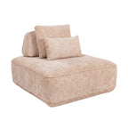 Canapé Tudor natural boldweave 1-seater movable backrest